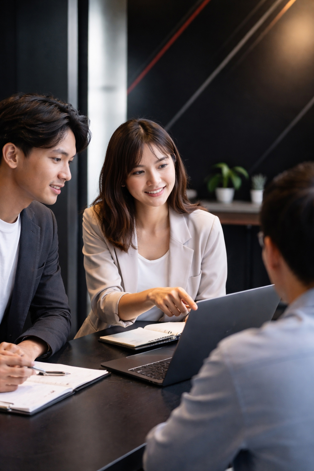 打ち合わせの様子